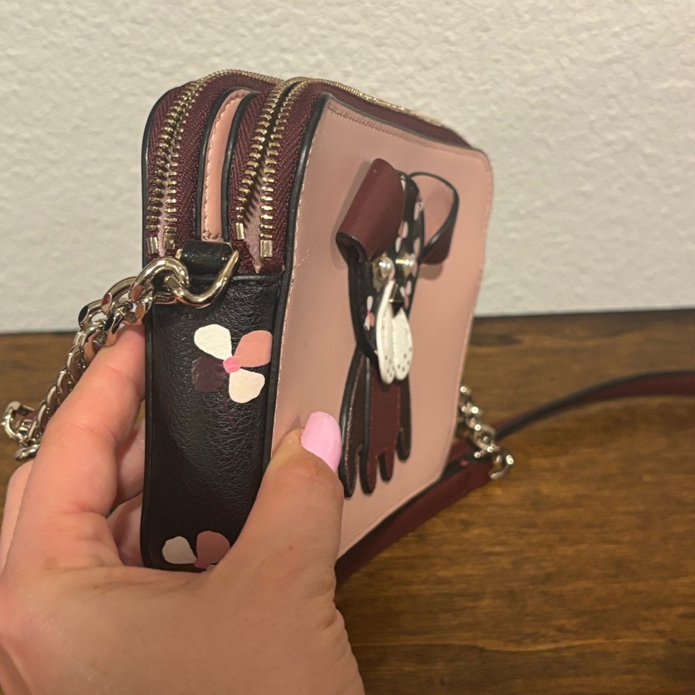 Kate Spade Pink Crossbody with Dog Motif - Picture 15 of 16